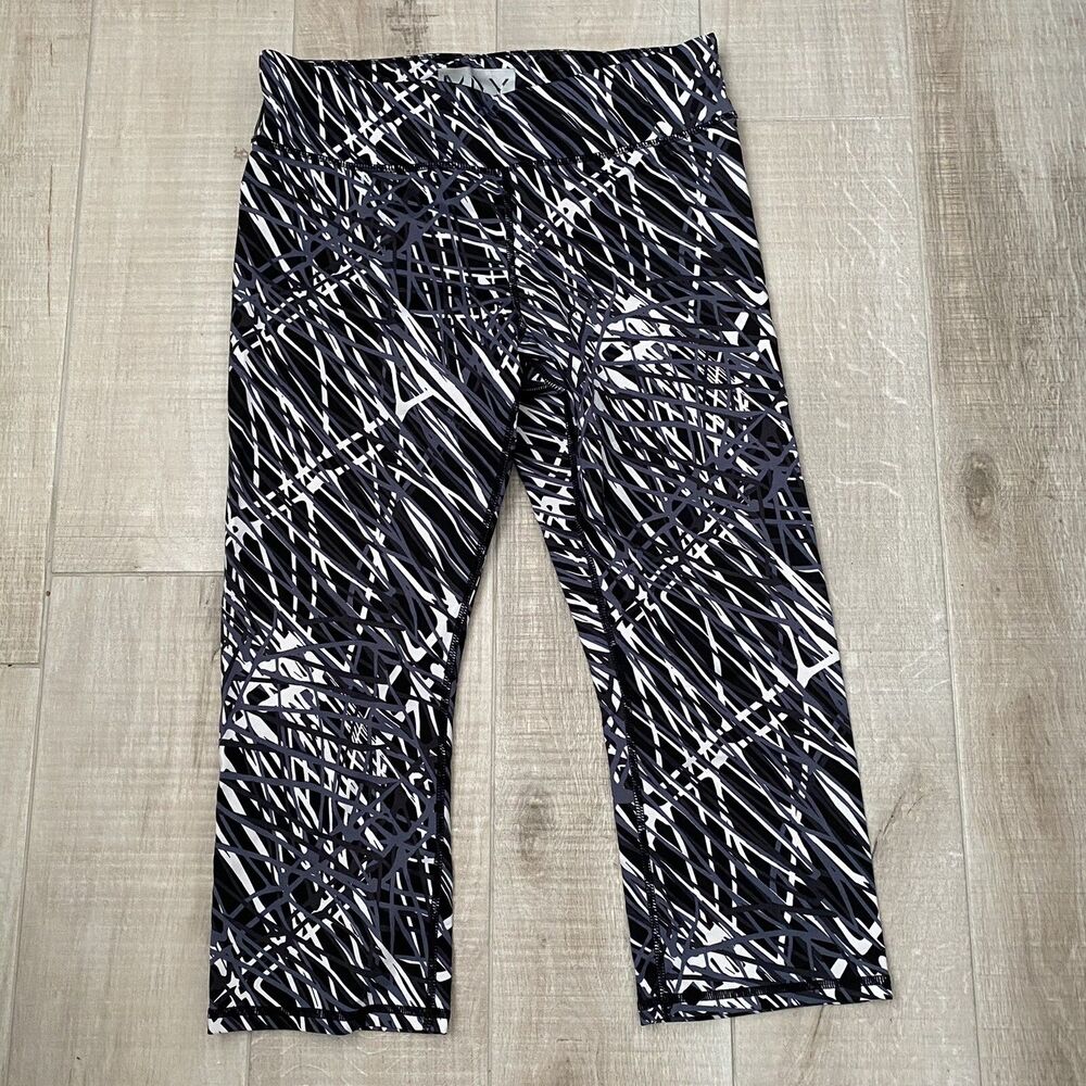 Marc NY Andrew Marc Performance Womens Sz M Geometric Athletic Capri